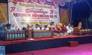PEMDES GABUS adakan Pentas Seni peringati HUT RI ke 77