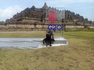 Selain Tim Khusus Jibom dan Gegana, Polda Jateng Turunkan Unit K-9 Dalam Pengamanan Kirab Budaya G20