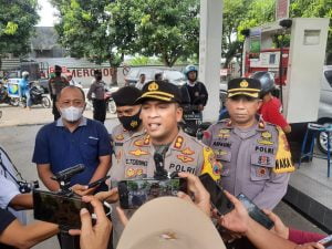 Polres Pati Pantau Pendistribusian BBM Bersubsidi di Beberapa SPBU