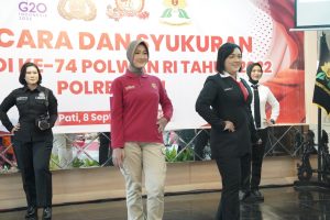 Hari Jadi Ke-74 Polwan RI Tahun 2022, Polres Pati Adakan Syukuran.