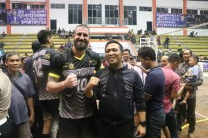 Turnamen Bola Voli AHY Cup Pati 2022 , Bhayangkara C7K Polres Pati Sabet Juara 1 Setelah Cukur Telak Pesona Randukuning.