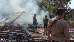 Karangsumber Winong Berduka, Rumah Ludes Dilalap Api