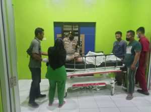 Seorang Pekerja Bangunan MD Karena Kesetrum di Tempat Kerja desa Kedungwinong Sukolilo