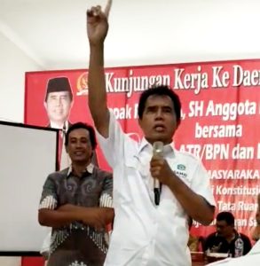 Dalam Dialog Mengurai Terhambatnya Izin Oleh Aturan Lahan Sawah Dilindungi, Riyanta Hadir Memberi Solusi.