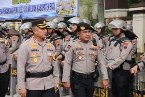 Minimalisir Gangguan Kamtibmas Sejak Dini, Polresta Pati Gelar Pelatihan Pengendalian Masa