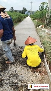 Demi Keuntungan Pribadi, Proyek Rabat Beton Jalan Desa Soneyan Diduga Banyak Penyimpangan