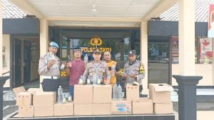 Jadi Biang Penyebab Tindak Kejahatan, Polisi Sita 411 Botol Miras Berbagai Jenis