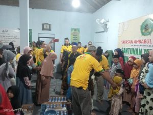 Tak Tersentuh Oleh Pemerintah, Yayasan Ahbabul Kafi Disantuni MPK.