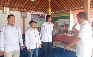 LSM GJL Lantik Pengurus DPC Kecamatan Winong di Desa Degan