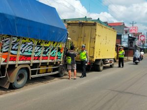 Gercep, Satlantas Polresta Pati Tinjut Laporan Pelanggaran Lalin