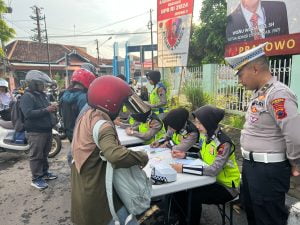 Satlantas Polresta Pati Terus Pacu Tertib Berlalu Lintas