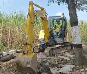 Prostitusi Terselubung Diratakan dengan Tanah, Pemilik Hanya Menjerit  Pasrah