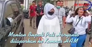 Mantan Bupati Pati Haryanto dilaporkan ke Komnas HAM