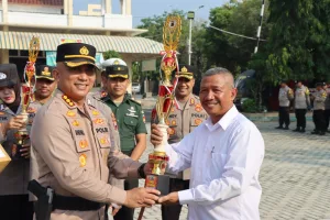 Tingkatkan Harkamtibmas, Polresta Pati Gelar Apel Satkamling