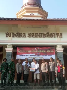 Dukung Destinasi Wisata, Polresta Pati Revitalisasi Vihara Saddhagiri Jelang Hari Bhayangkara ke-77