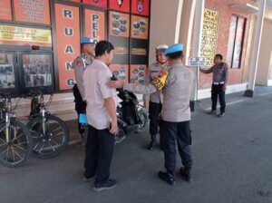 Tertibkan Internal Saat Ops Patuh Candi, Sipropam Polresta Pati Lakukan Sidak