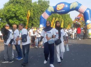 Polres Kudus Gelar Sepeda Santai Dan Jalan Sehat Dalam Rangka HUT Bhayangkara Ke-77