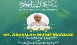 Ulama Besar KH. Abdullah Munif Marzuqi Pengasuh Ponpes Langitan Tuban Wafat