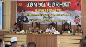 Jumat Curhat, Kapolresta Pati : Sarana Kami Belanja Permasalahan