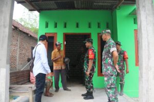 Dandim Pati Cek Hasil Pekerjaan TMMD Di Desa Sinomwidodo Dan Di Desa Bungasrejo
