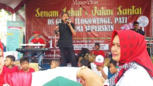 Kemeriahan HUT RI Ke-78 di Desa Guwo Kecamatan Tlogowungu Pati Bersama Superskin