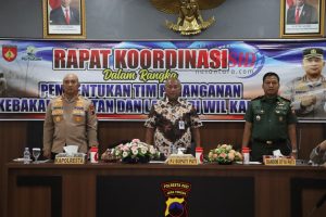 Kapolresta Pati Hadiri Rakoor Pembentukan Tim Penanganan Kebakaran Hutan dan Lahan