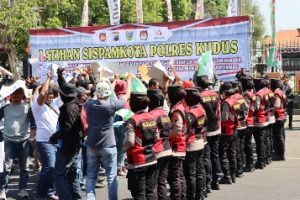 Polres Kudus Gelar Pelatihan Sispamkota, 550 Personel Gabungan Diterjunkan