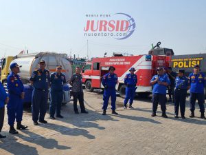 Kasatpol PP Pati Pimpin Apel Bersama di Dermaga Juwana
