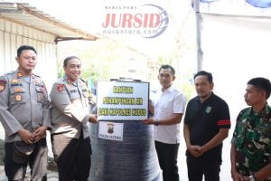 Polres Kudus Beri Bantuan Sumur Bor di Desa Setrokalangan, Wujud Peduli Lingkungan