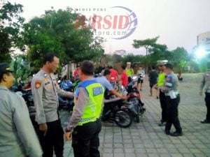 Satlantas Polres Kudus Amankan Puluhan Motor Balap Liar di Gondang Manis Kudus