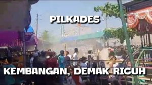 Pilkades Demak Ricuh Diwarnai Hujan Batu