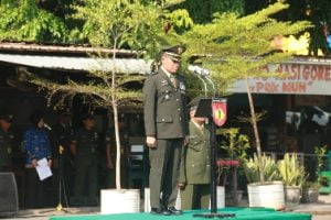 Kodim 0718/Menggelar Upacara Memperingati HUT Ke-78 Tentara Nasional Indonesia