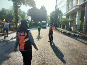 Satlantas Polresta Pati Jaring 28 Pelanggar Penerobos Rambu-rambu Lalu Lintas di Pertigaan Godi 