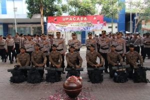 Polres Kudus Adakan Pembaretan Tujuh Personel Bintara Remaja Gelombang 1 Tahun 2023