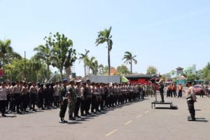Kompetisi Liga 2, Ratusan Personel Polresta Pati Diterjunkan ke Stadion Joyokusumo