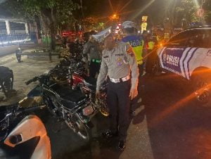 Satlantas Pati Gencar Razia Balap Liar dan Knalpot Brong