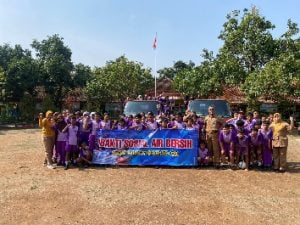 Peduli Sosial, SD N Muktiharjo 01 Salurkan Bantuan Air Bersih