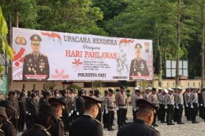 Kapolresta Pati Pimpin Upacara Hari Pahlawan Ke-78 Tahun 2023
