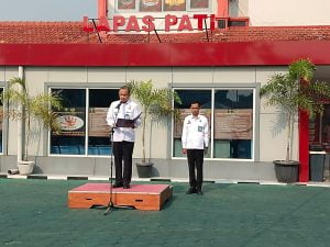 Hikmat Hari Pahlawan, Lapas Pati Gelar Upacara Bendera