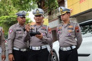 Uji Coba Tilang ETLE Drone di Jalan Dr Ramelan Kudus Dalam Waktu 10 Menit Diterbangkan, 30 Pelanggar Lalin Terekam