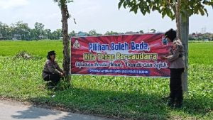 Polres Kudus Himbau Masyarakat Untuk Turut Ciptakan Suasana Aman dan Danai Dalam Pelaksanaan Tahapan Pemilu 2024
