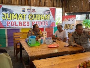 Kapolres Kudus Adakan Acara Jum’at Curhat, Guna Untuk Mendengarkan Keluhan Warga