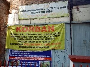 The Sato Hotel Kudus Salahi IMB, Pembangunan Rusak Rumah Tetangga, APH Jangan Tutup Mata