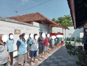 Pengenalan Lingkungan, Napi Baru Lapas Pati Laksanakan Olahraga