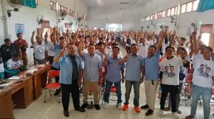 Persatuan Buruh Kabupaten Pati Deklarasikan Dukungan Prabowo Gibran