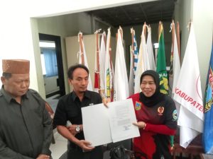 SK Pengukuhan Pengurus KONI Kudus Sulistiyanto, Akan Kembalikan Kepercayaan Dan Kejayaan Atlit