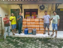 Polsek Juwana Geledah Truk, Amankan 1.281 Botol dan 2 Jerigen Arak