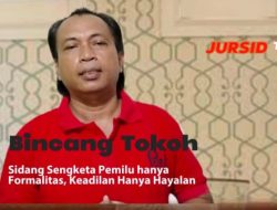 Sidang sengketa Pemilu 2024 Hanya Formalitas saja