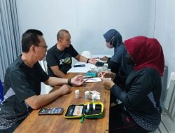 Sambut HUT Pemasyarakatan Ke 60, Tim Kesehatan Lapas Pati Lakukan Skrining Kesehatan Bagi Pegawai dan WBP
