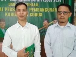 Sam’ani Dan Belinda Ambil Formulir Pendaftaran Cabup dan Cawabup di DPC PPP Kudus